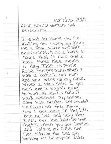 Abused Girls Letter Shows The Positive Impact Social Workers Can Have