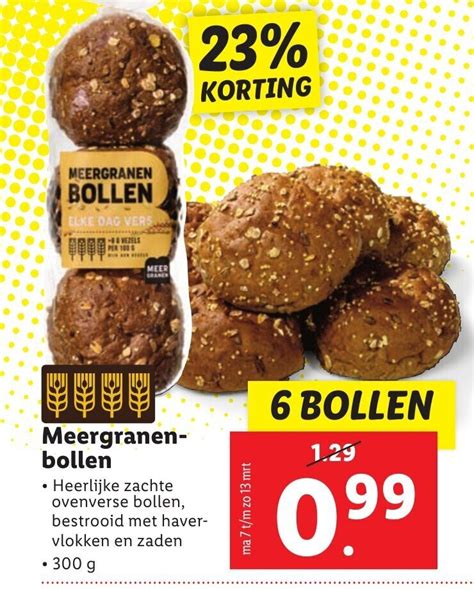 Meergranen Bollen G Aanbieding Bij Lidl