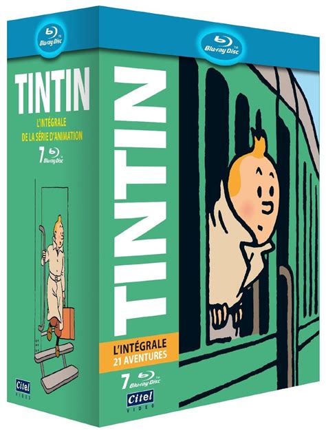 Tintin L Int Grale Des Aventures En Coffret Dvd Dition Limit E