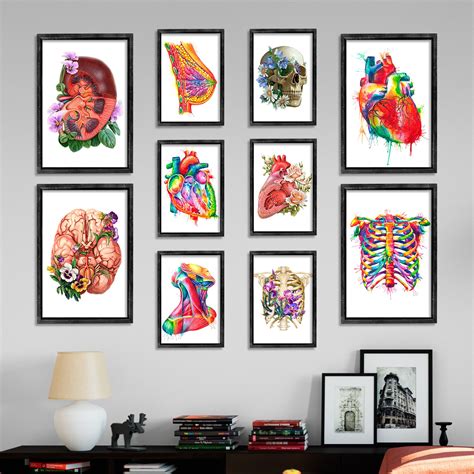 Medical Artwork Medical Wallpaper Heart Artwork Office Art Office