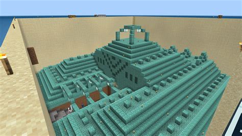 マイクラ、海底神殿の水抜き2 無職の日記。