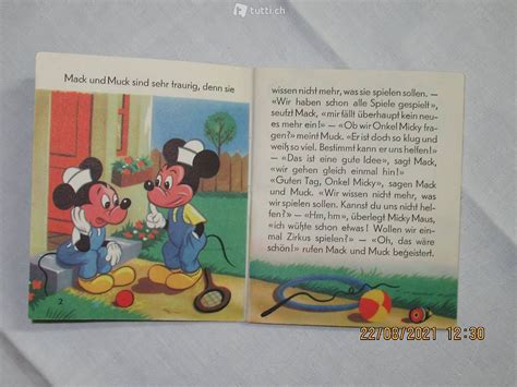 Mickis Zirkus Walt Disneys Micky Maus Buch Im Kanton Aargau Tutti Ch