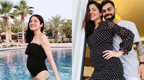 Pregnant Anushka Sharma Gets Into The Pool In A Black Bikini Dont