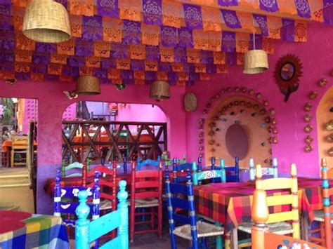 Los Colorines Tepoztlán Morelos Mexican Restaurant Decor Mexican