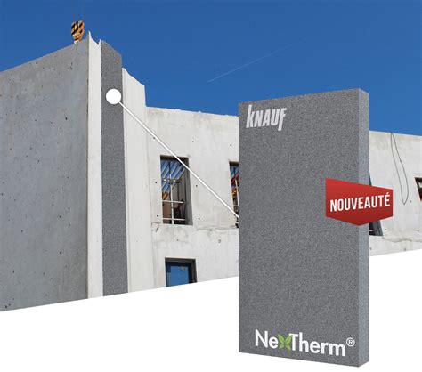 Knauf NEXTherm Mur B2i lisolation très bas carbone des murs béton à