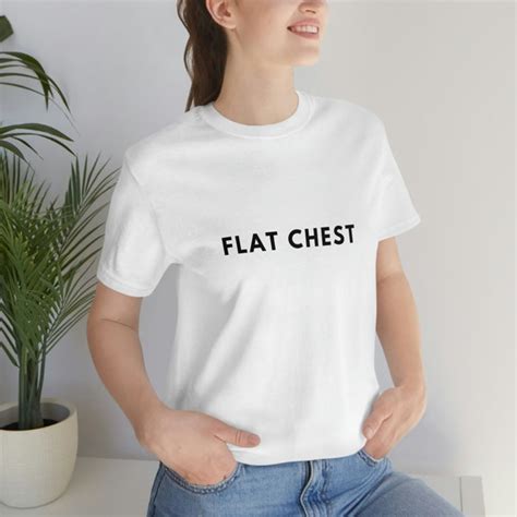 Flat Chested Funny Etsy