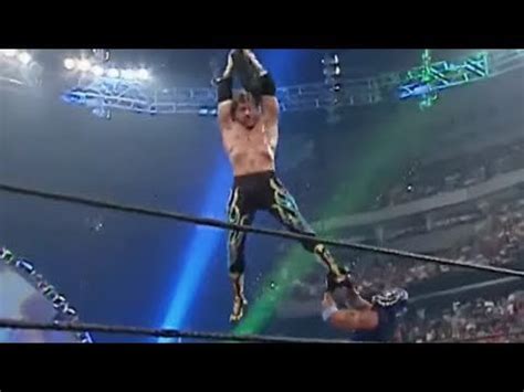 Rey Mysterio vs. Eddie Guerrero in a Ladder Match with the custody of ...