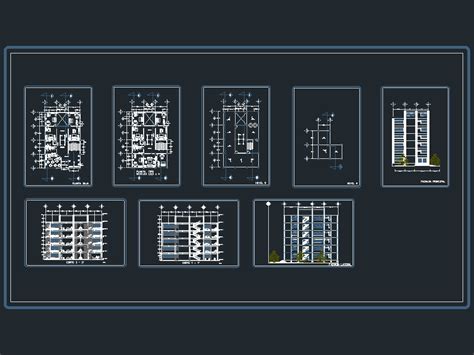 Edif Cio De Escrit Rios Em Autocad Baixar Cad Mb Bibliocad