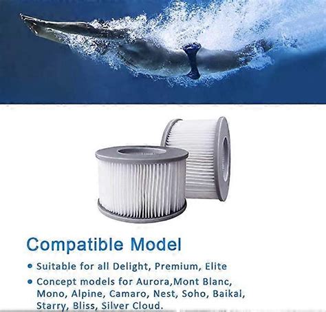 Hot Tub Filters For Mspa Inflatable Pools Enhanced Version Filter Cartridge Pump Fit Fruugo Uk