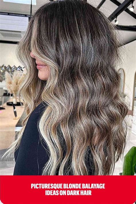 31 Gorgeous Blonde Balayage Ideas For Dark Hair Balayage Hair Dark