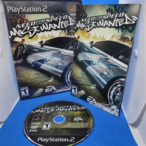 NEED FOR SPEED Most Wanted PlayStation 2 PS2 Complete Manual CIB 10 99