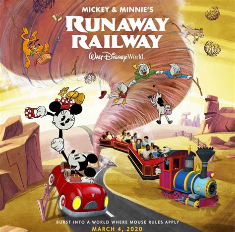 Mickey Minnies Runaway Railway Newest Poster The Dis