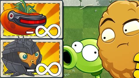 Pvz Power Up Infinite Every Plants Max Level Vs Gargantuar