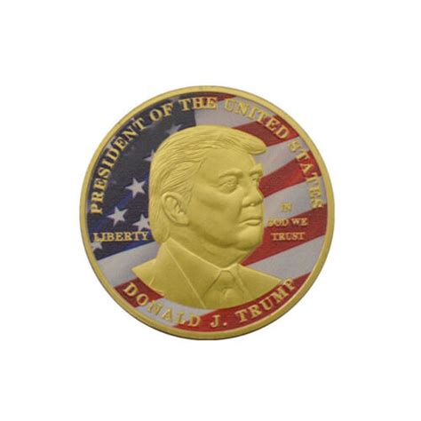 Donald Trump Commemorative Coin Keep America Gold Plated Inaugural