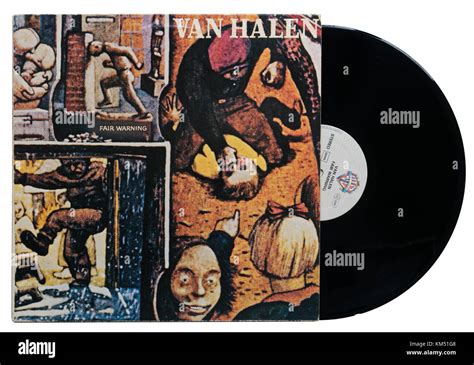 Van Halen Fair Warning album Stock Photo - Alamy