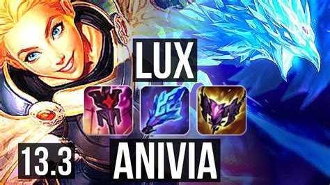 LUX Twitch Vs ANIVIA Varus SUP 6 1 15 1 9M Mastery 500 Games