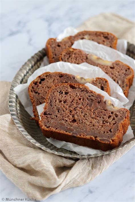 Schokoladen Bananen Brot Von M Nchner K Che Delicat Io