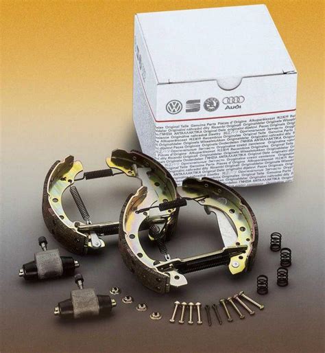 1H0698511X VAG - Колодки тормозные барабанные, комплект 1H0 698 511 X ...