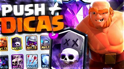 Push Dicas O Deck De Gigante E Cemit Rio No Clash Royale