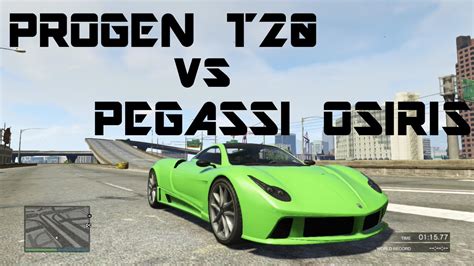 GTA V Progen T20 Vs Pegassi Osiris New Fastest Car YouTube