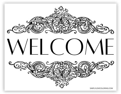 welcome sign printable 1