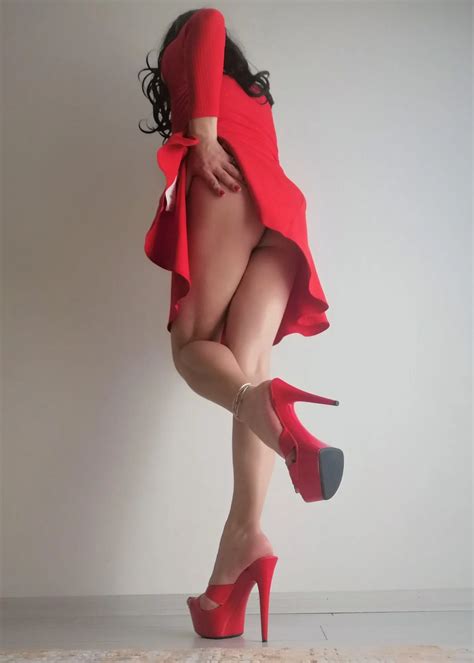 Sexy Red Dress Platform Shoes 27 Nude Pics XHamster