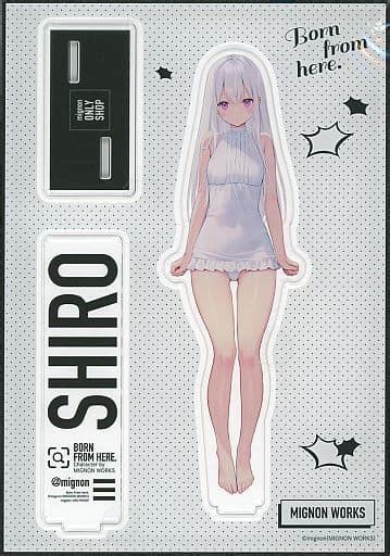 駿河屋 【オリジナル】アクリルフィギュアコレクション シロ 水着mignon Mignon Onlyshop Perkyメロン