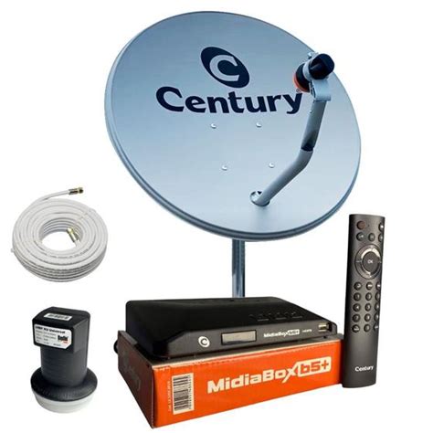 Antena Parab Lica Digital G Century Cm Banda Ku Midiabox B Kit