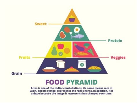 Simple Food Pyramid Label