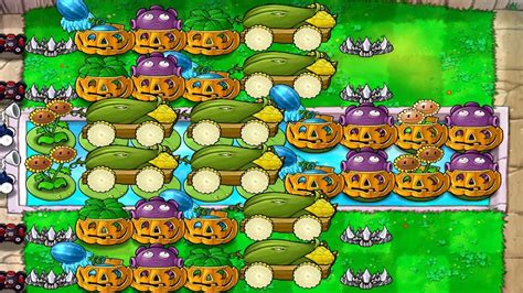 Plants Vs Zombies Survival Endless Plus Flags Cob Cannon