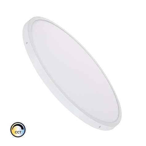 Plafonnier LED Rond 18W Extra Plat Microprismatique CCT Sélectionnable