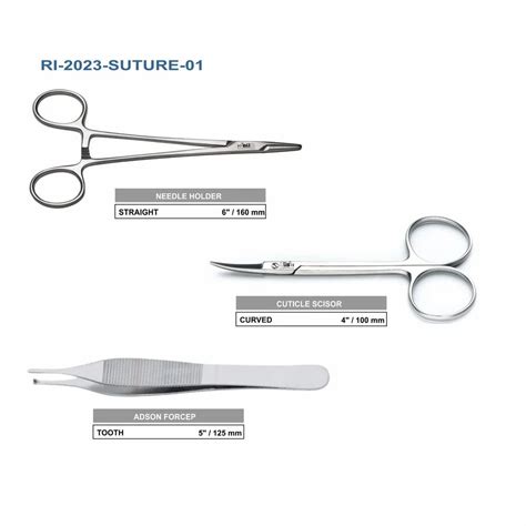 Alis Surgical Instrument Suture Set At Rs Stainless Steel