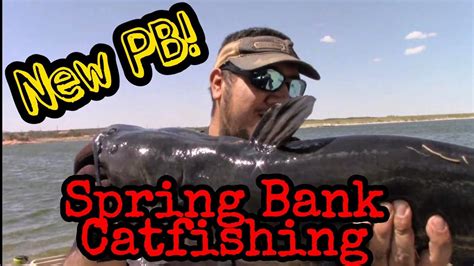 Spring Bank Catfishing Using Cut Bait NEW PB YouTube