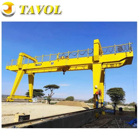 Tavol T Automated Double Girder Rail Mounted Container Gantry Cranes