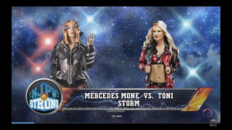 Mercedes Mone VS Toni Storm WWE 2K23 YouTube