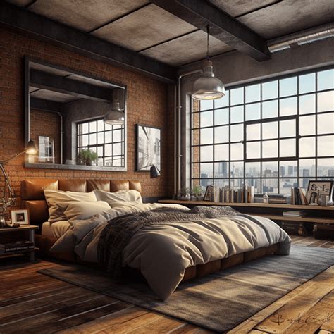 Interior Design , Industrial Room | Industrial bedroom design ...