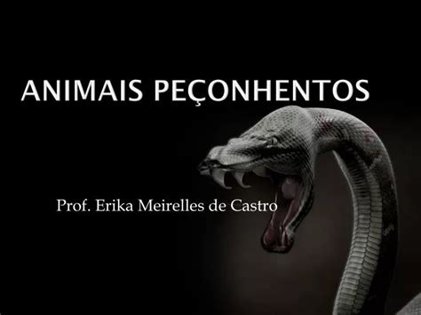 PPT ANIMAIS PEÇONHENTOS PowerPoint Presentation free download ID