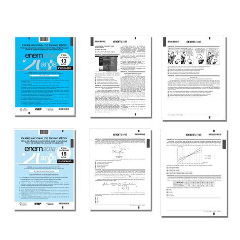 Provas Anteriores Do Enem Pdf Com Gabarito - Comprar Enem Apostila Provas Anteriores (2014 a 2018) + Gabarito ...
