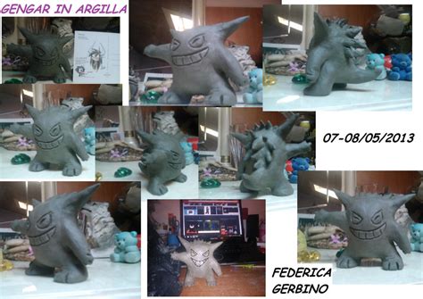Gengar In Clay By Sonadow 95 On Deviantart