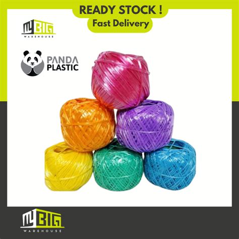 PP RAFFIA STRING ROLL M TALI RAFIA PLASTIK TALI IKAT TEPI 004 8MM