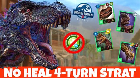 Mortem Rex Raid Boss No Heal Turn Strategy Jurassic World Alive