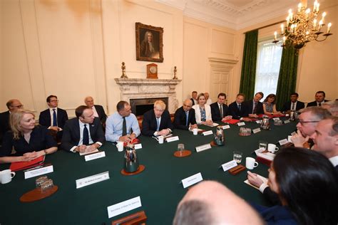 Boris Johnson Holds First Cabinet Meeting Since Becoming Pm After Major