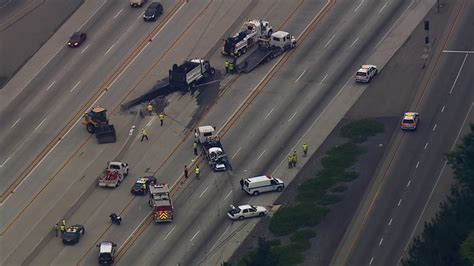 210 East In La Verne Reopens After Fatal Big Rig Crash Abc7 Los Angeles