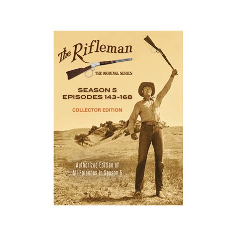 The Rifleman Season 5 (episodes 143 - 168) authorized DVD boxed set