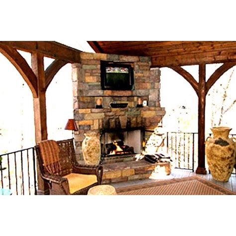 Covered deck with fireplace | Outdoor rooms, Outdoor fireplace, Deck fireplace