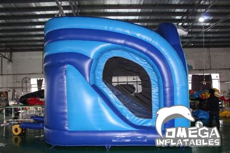 3d Ocean Inflatable Bounce N Slide Commercial Grade Bounce House