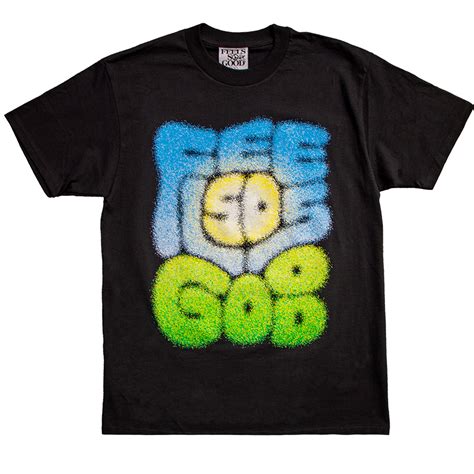 Fsg Nature Tee Black Last Chance Feels So Good