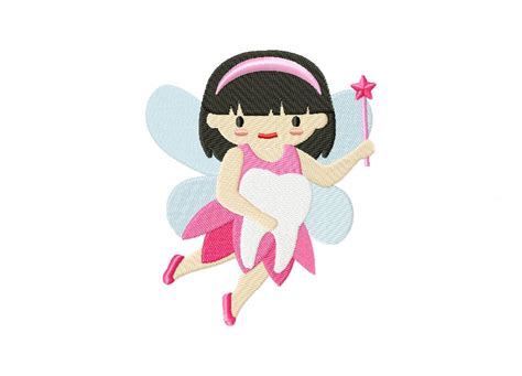 Tooth Fairy Collector Machine Embroidery Design Daily Embroidery