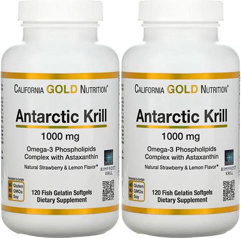 Amazon California Gold Nutrition Antarctic Krill Oil Omega