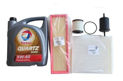 Kit 4 Filtros Aceite 5w40 Citroën Motor 1 6